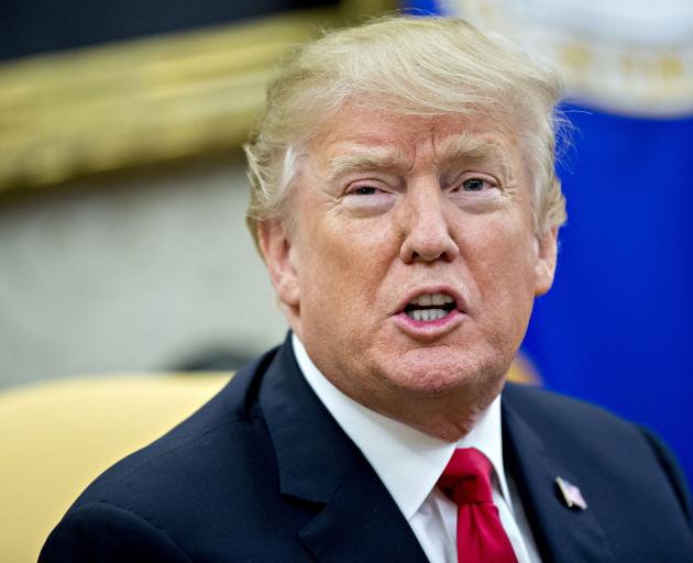 President Donald Trump denies having an affair. Photo: Getty Images