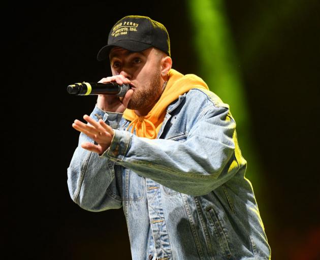 Mac Miller performing in California in May this year. Photo: Getty Images 

