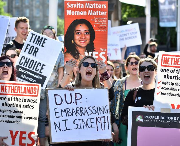 Women in Northern Ireland have to travel to England Scotland or Wales to have an abortion and