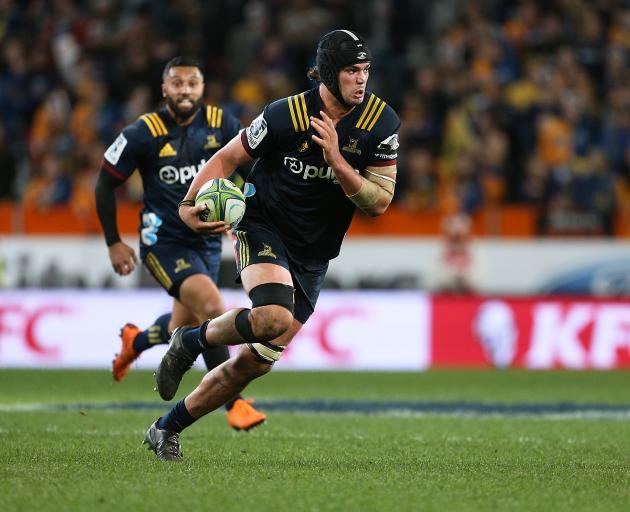 Highlander Tom Franklin had a strong game against the Hurricanes on Friday. Photo: Getty Images 