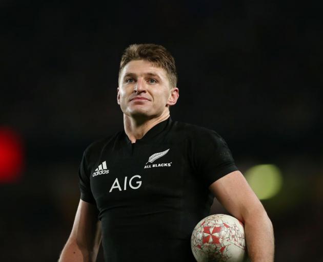 Beauden Barrett suffered concussion early on in the Wellington match. Photo: Getty Images 