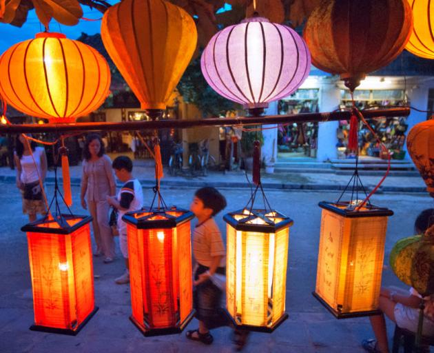 Traditional silk lanterns in Hoi An. Photo: Getty Images 