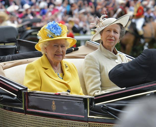 Queen Elizabeth II and Princess Anne at Royal Ascot in June 2018. Photo: Getty Images for Ascot...