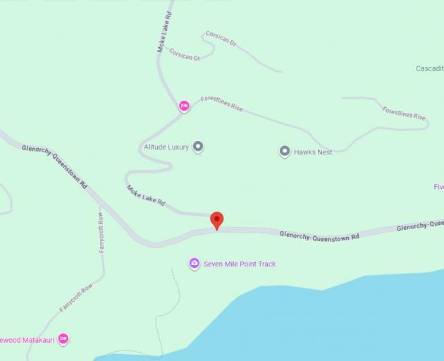 The incident occurred on the intersection of Moke Lake Rd and Glenorchy-Queenstown Rd. Image:...