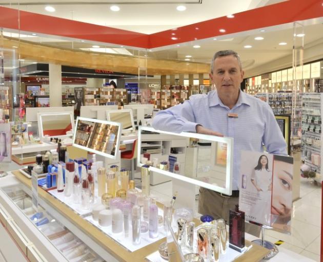 H&J Smith's chief executive John Green at the Dunedin store which only re-opened last week. PHOTO...