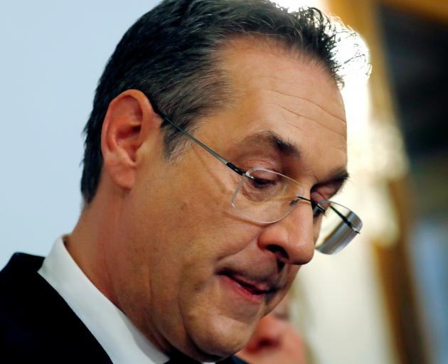 "It was dumb, it was irresponsible and it was a mistake," Heinz-Christian Strache told a news...