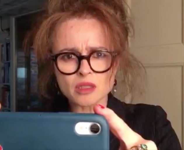 Helena Bonham Carter. Photo: Twitter @TwoPaddocks