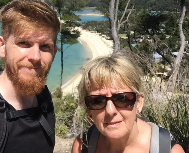 David Holland with mother, Karen. Photo: Supplied / NZ police