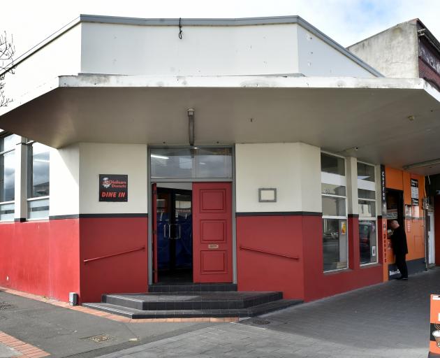 The former BNZ building in King Edward St is the proposed site of the South Dunedin Hub.  PHOTO: PETER MCINTOSH