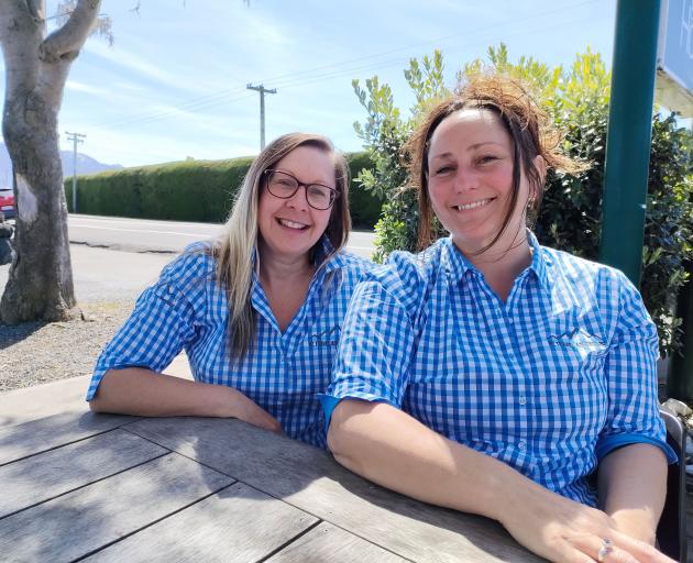Rachel Gillespie (left) and Kass Lynne are among the new dark sky entrepreneurs in Kaikōura....