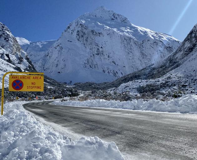 State Highway 94 has now reopened after being impassable because of snow. Photo: Kevin Thompson