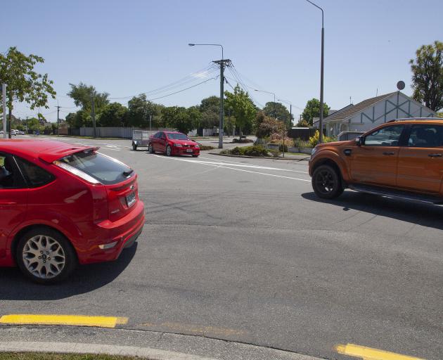 Traffic lights will be put in at the Hoon Hay, Worsleys and Cashmere Rds intersection. Photo:...