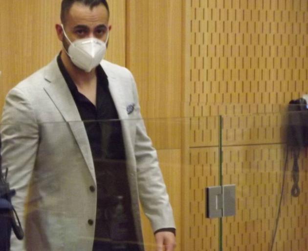 Sami Zagros, 32, enters the High Court at Christchurch for his drug importation trial. Photo:...