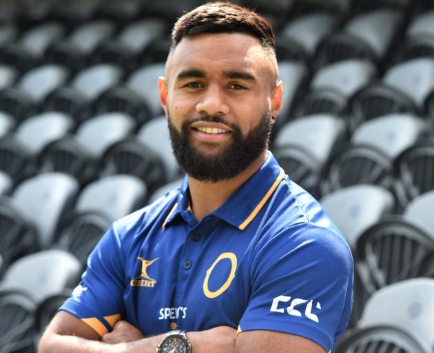 Jonah Nareki will start on the left wing in Otago's opening match of the NPC. PHOTO: PETER MCINTOSH