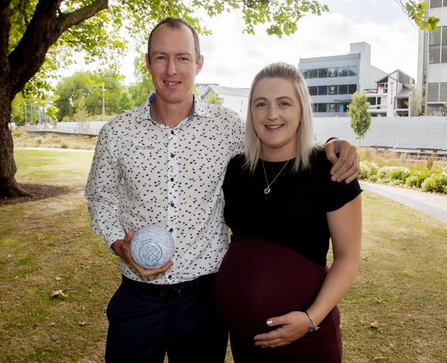 Andrew Kelly and Nicole. Photo: Geoff Sloan