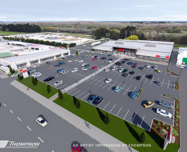 An artist’s impression of the planned new Kmart. Image: Tricroft Properties