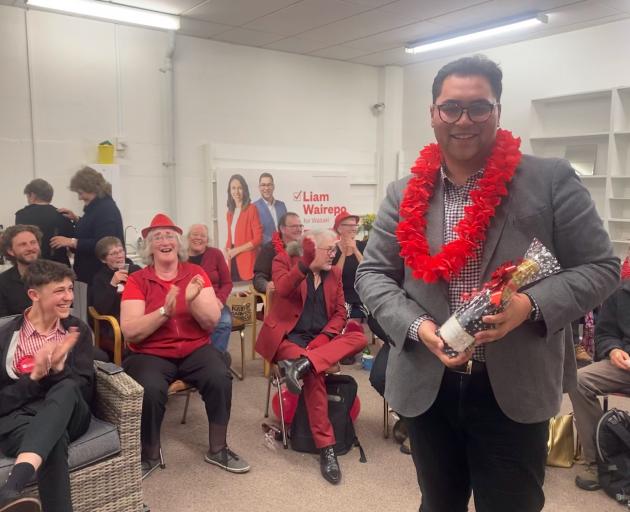 Labour candidate Liam Wairepo is hopeful of an upset. Photo: Rebecca Ryan