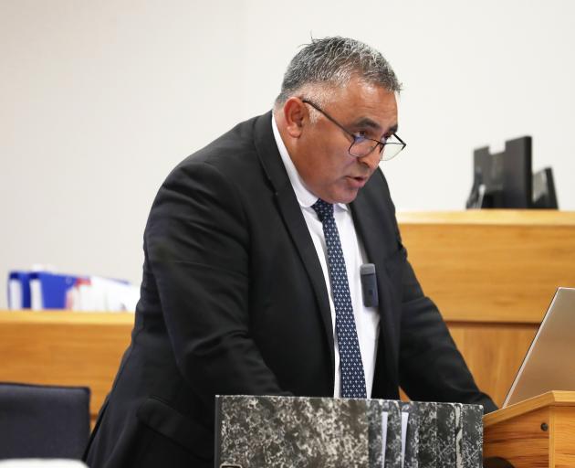 Lawyer Max Simpkins. POOL PHOTO: SOUTHLAND TIMES