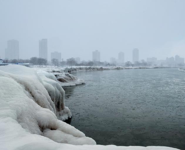 Chicago's skyline seen from the North Avenue Beach at Lake Michigan. Photo: Reuters 