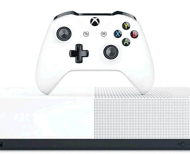 Xbox One S Digital-Only Edition.PHOTO: MICROSOFT
