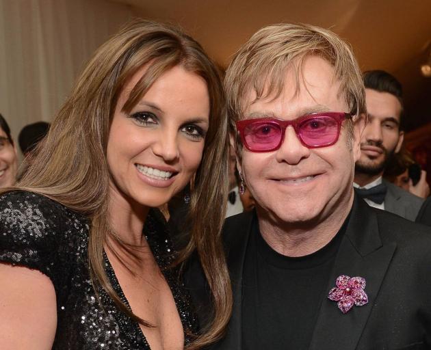 Britney Spears and Elton John (pictured in 2013) have reportedly recorded a new duet version of...