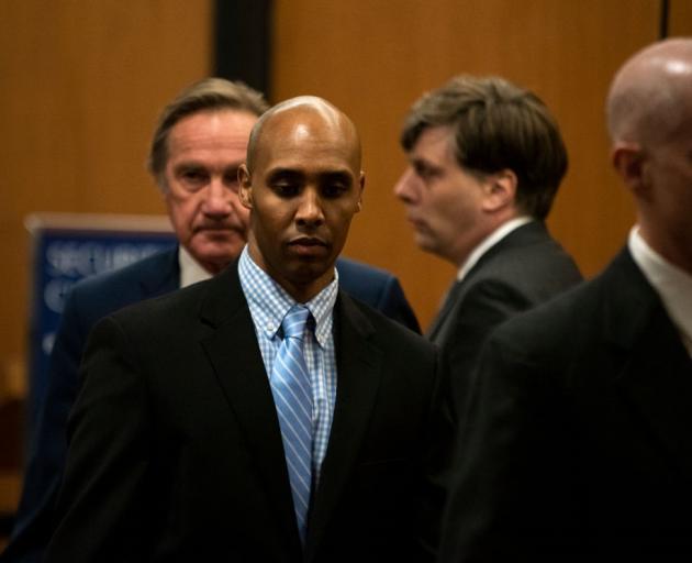 Mohamed Noor (centre) has been jailed for over 12 years. Photo: Getty Images 