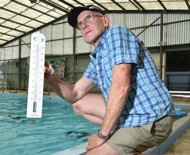 Brian O'Brien is concerned about temperatures at the Mosgiel Pool, which have risen to 40degC at...