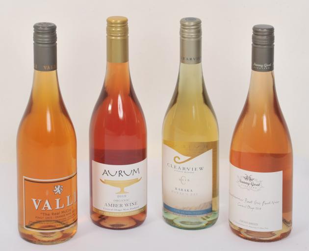 A selection of natural wines from New Zealand producers.