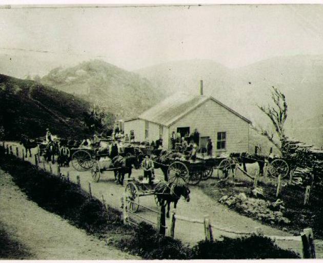 Sandymount Creamery, c1900, sited at the heart of the dairying district, was the first and largest of the peninsula’s creameries. PHOTO: OTAGO PENINSULA MUSEUM.