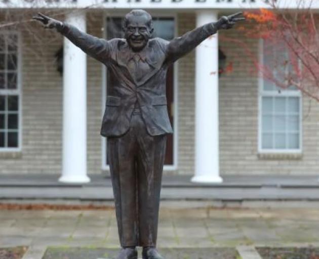 One of only two statues of US president Richard Nixon in the world could soon be removed from its...