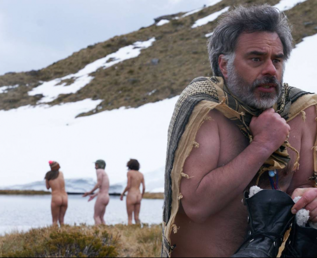 Jemaine Clement got mild hypothermia after wading into an icy lake as part of the sequence. Photo...