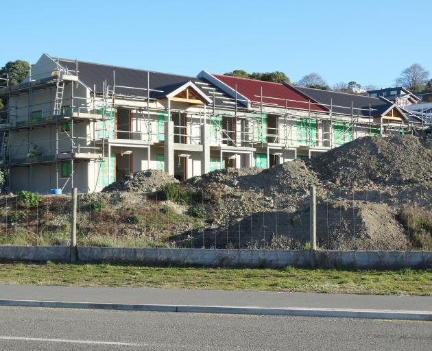 Construction is progressing on an accommodation complex at Oamaru Harbour, being developed by...