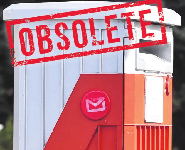 A now-removed NZ Post mail box in Kaikorai Valley, Dunedin. PHOTO: PETER MCINTOSH