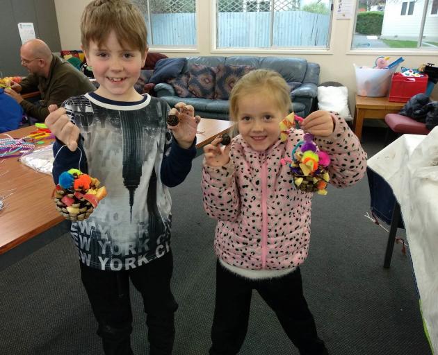 Bird-feeders made at an Open VUE workshop. PHOTO: SUPPLIED
