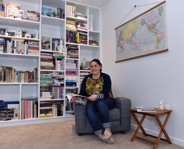 The library area with its built-in bookshelves and comfortable seating is Mrs Barron’s favourite...