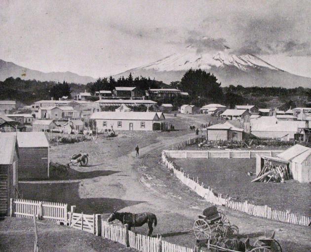 This photograph of Parihaka, as it looked in 1910, was published that year in the Otago Witness. PHOTO: ODT FILES