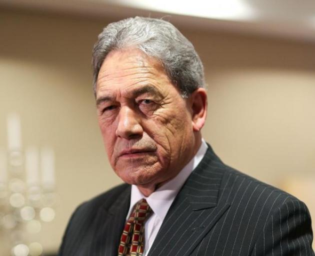 Winston Peters says most Kiwis "couldn't give a rat's derriere" about Mark Taylor. Photo: Getty...