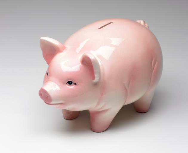 To start their savings, there’s nothing like an old-fashioned piggy bank.  Photo: ODT files 