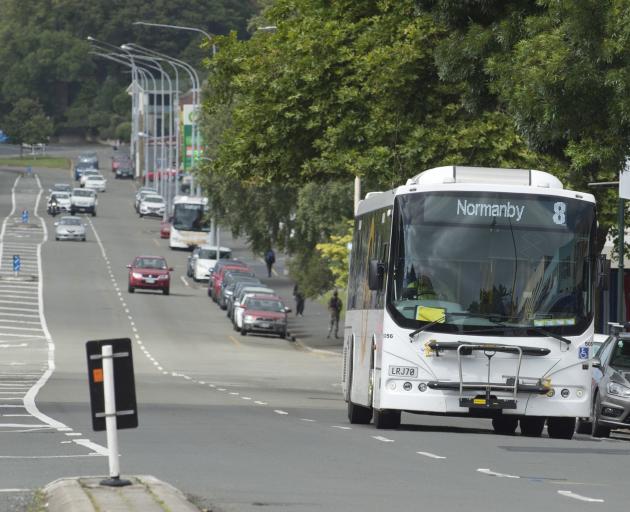 A bus lane could be created in Princes St to make bus movements more efficient. Photo: Gerard O...