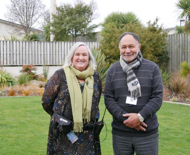 OCF assistant prison director Gill Brown, and Corrections area adviser Maori, Phil Ngeru, say...