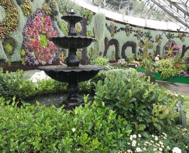 The green wall at the Calyx in Sydney's Royal Botanic Gardens is the largest in the Southern...