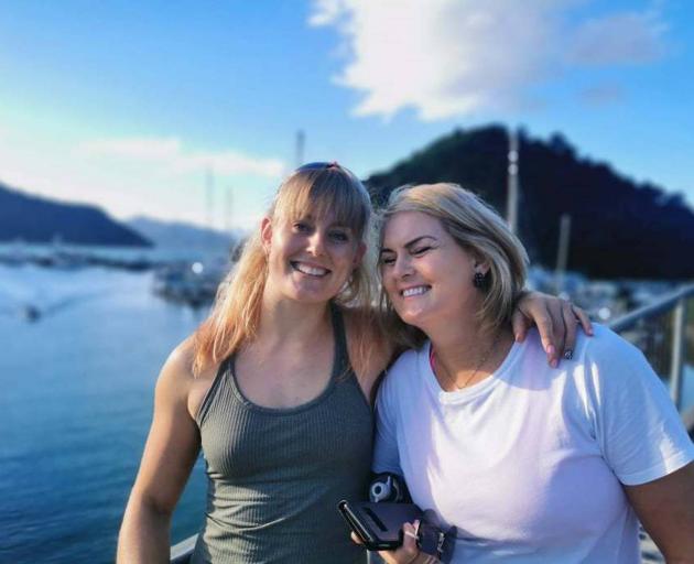 Olivia Podmore with her mother Nienke Podmore. Photo: Supplied