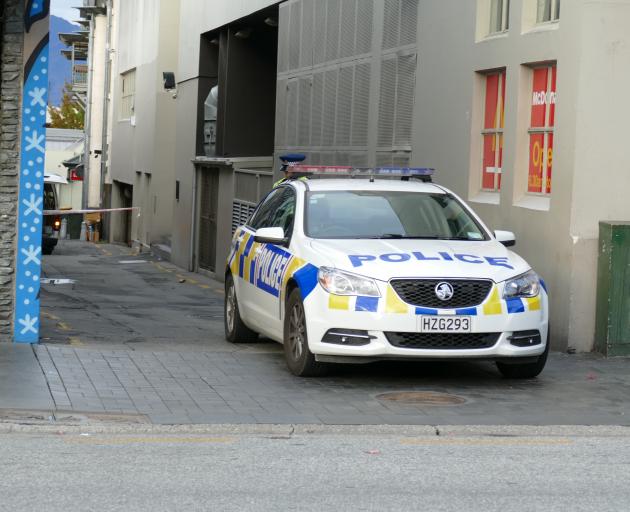 Police cordoned off Cow Lane, following the incident. Photo: Daisy Hudson