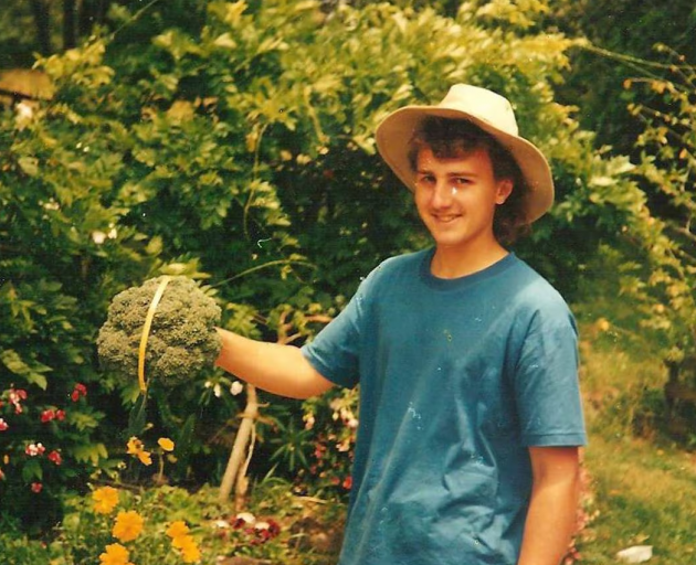 Keen gardener, Quentin Godwin in 1991, a year before he went missing