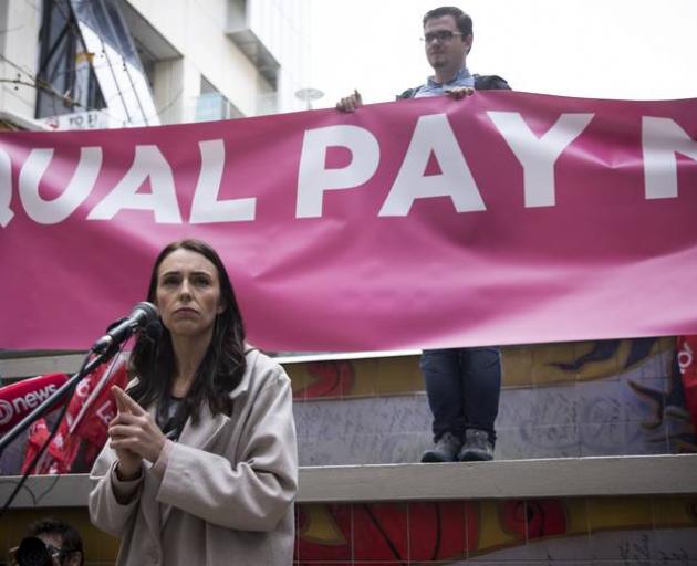 Labour leader Jacinda Ardern says political unity is needed on the equal pay issue. Photo: NZ...