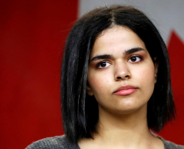 Rahaf Mohammed has received death threats online. Photo Reuters 