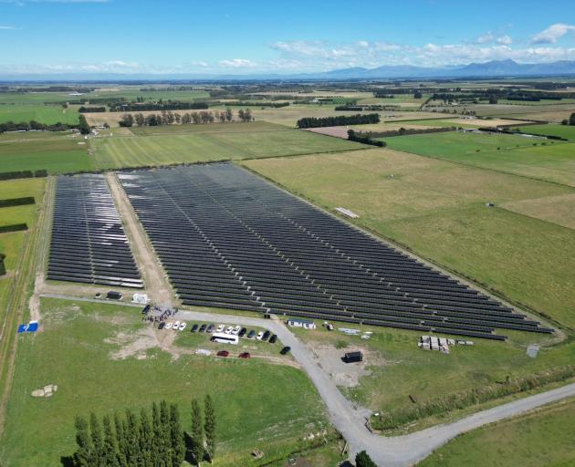The solar farm has been fully operational since January 31. Photo: Supplied