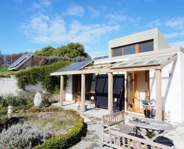 Rhys Taylor’s passive-solar, high-thermal-mass home in Geraldine. PHOTOS: SUPPLIED
