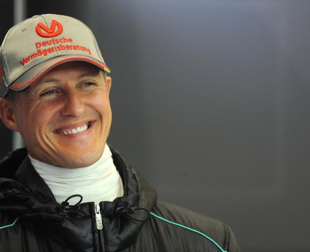 Michael Schumacher in 2012, the year he retired from Formula One. Photo: Action Images via Reuters 