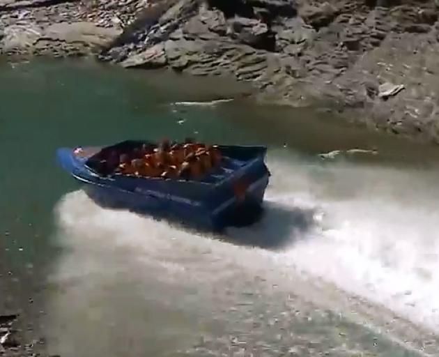 The boat was operated by Skippers Canyon Jet. Image: YouTube/file 